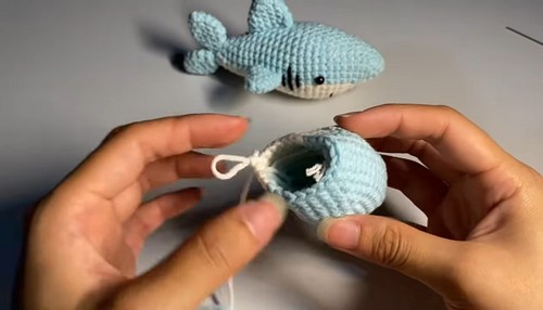 Crochet Tiger Shark Amiguruni Free Crochet Amiguruni Tutorial 4
