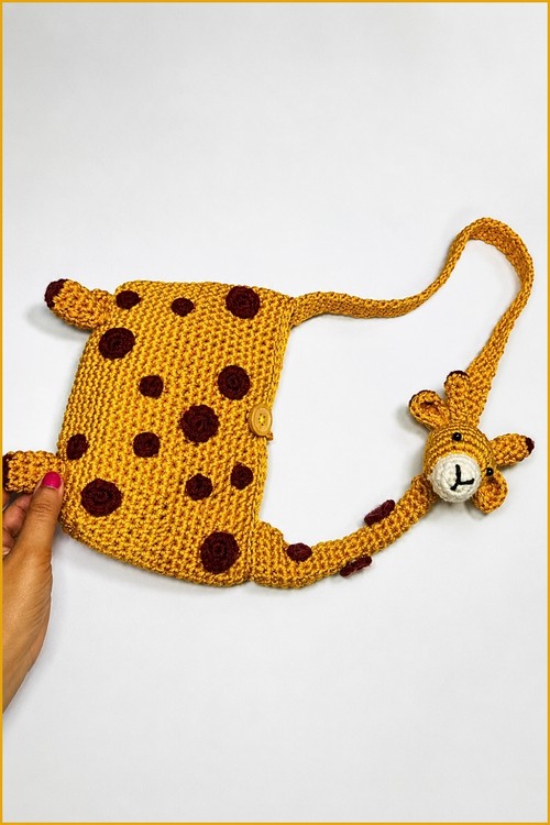 Copy of Copy of Crochet Giraffe Bag Free Amigurumi Pattern 5