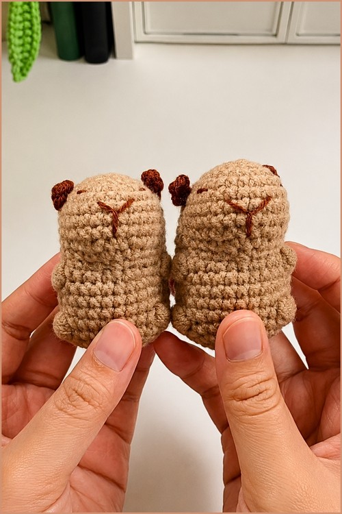 Copy of Crochet Capybara Free Amigurumi Pattern 5