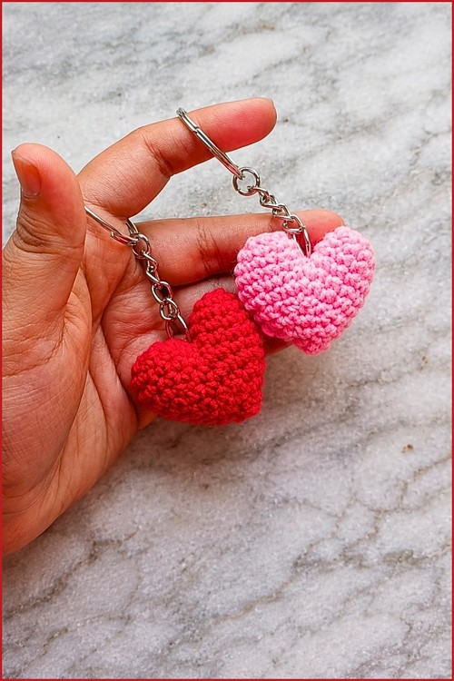 Copy of Crochet Mini Heart Free Amigurumi Pattern 5