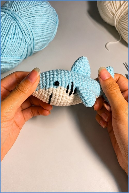 Copy of Crochet Tiger Shark Free Amigurumi Pattern 5