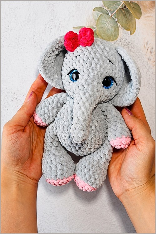 Crochet Elephant Free Amigurumi Pattern 5