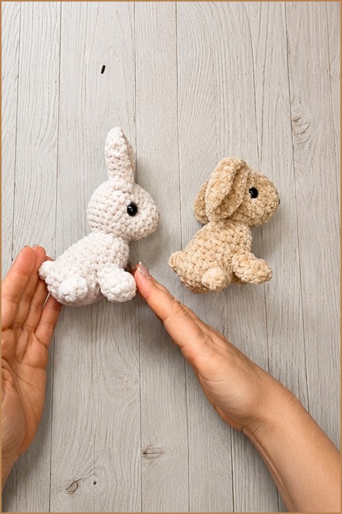 Crochet Velvet Bunny Free Amigurumi Pattern 5