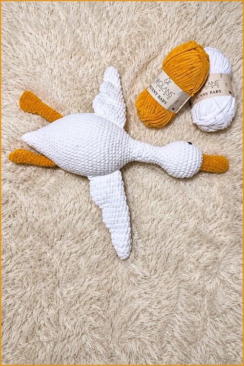 Crochet goose Free Amigurumi Pattern 5