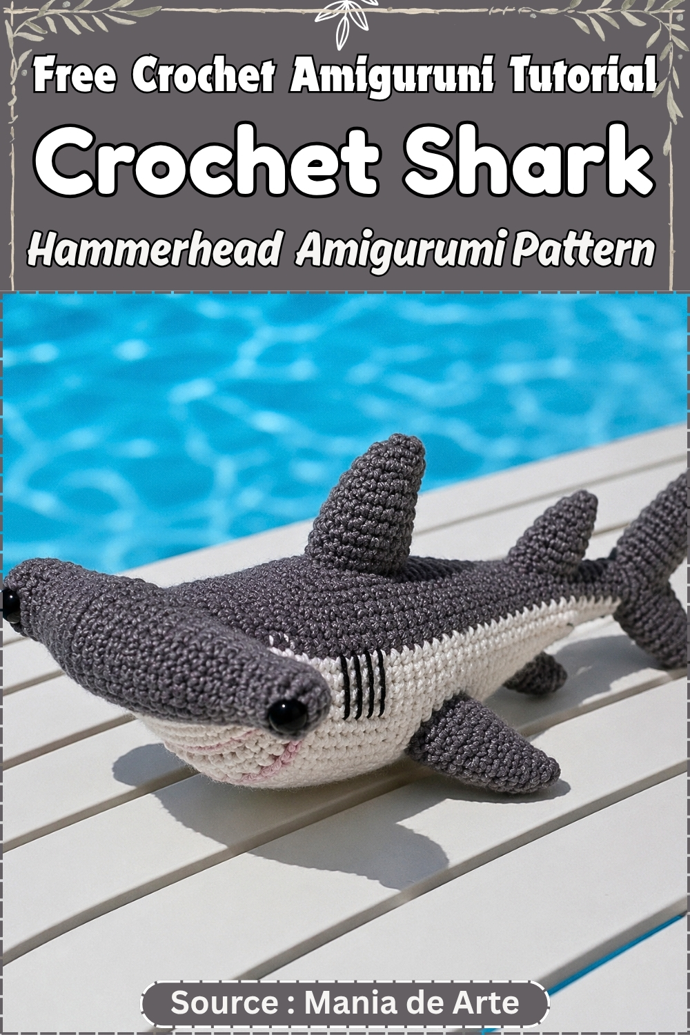 Crochet Hammerhead Shark Free Amiguruni Tutorial