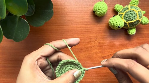 crochet Sea Turtle Amigurumi Free Pattern 3