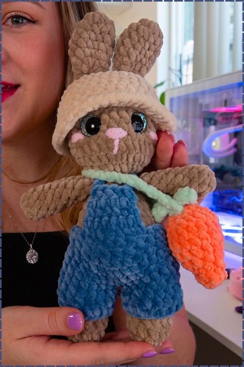 _Crochet Bunny In Santa Hat PATTERN 5