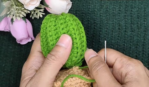 crochet Cactus Free Pattern 3
