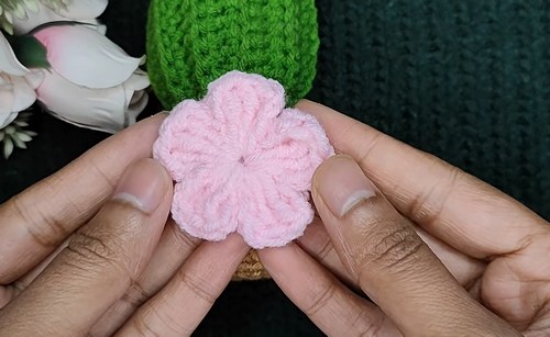 crochet Cactus Free Pattern 4