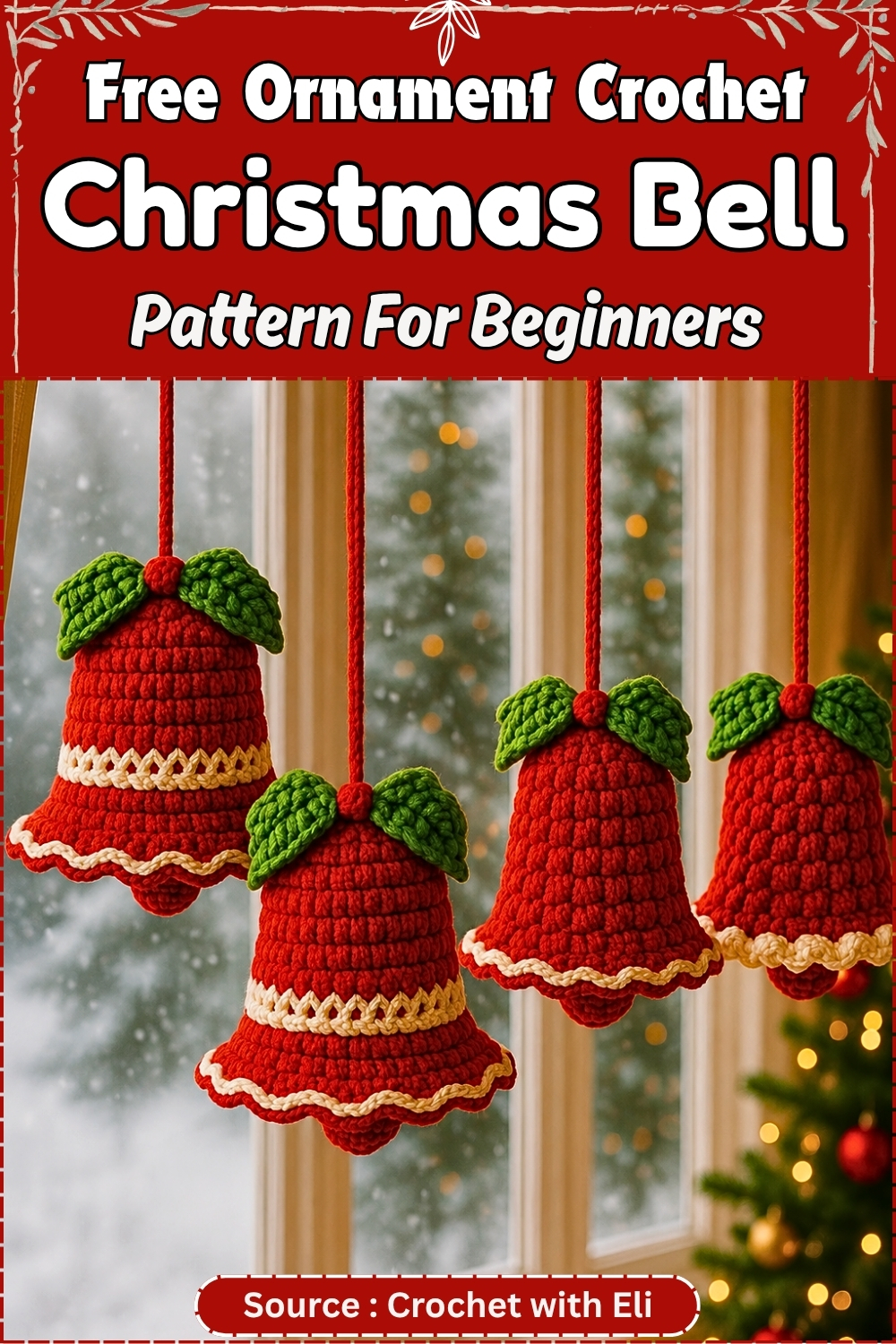 Free Amigurumi Christmas Bell Ornament