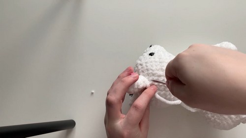 crochet Christmas Llama Amigurumi Free Pattern 4