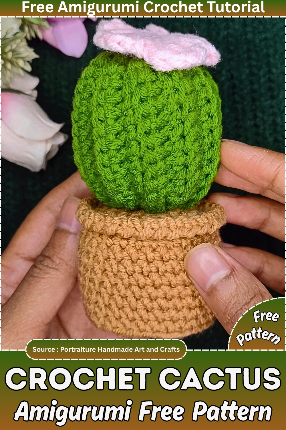 crochet Cactus Free Pattern