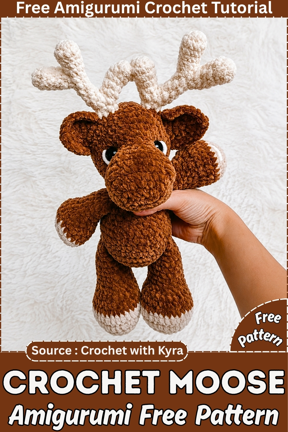 crochet Christmas Llama Amigurumi Free Pattern