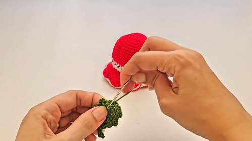 Free Amigurumi Christmas Bell Ornament 4