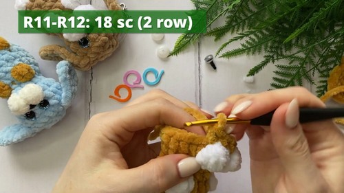 Free Amigurumi No-Sew Crochet Mini Puppy Pattern For Beginners 3
