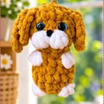 Free Amigurumi No-Sew Crochet Mini Puppy Pattern For Beginners 5